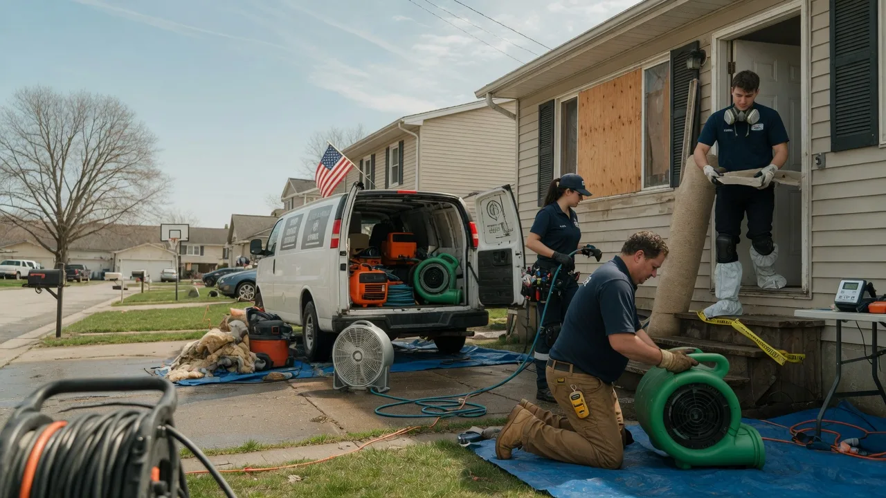 Water Damage Restoration in Bells, TX near me